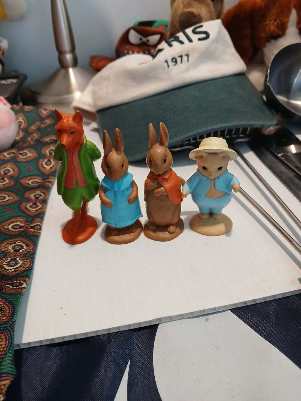 Beatrix Potter Peter Rabbit PVC Figures Cake Toppers Set of 4